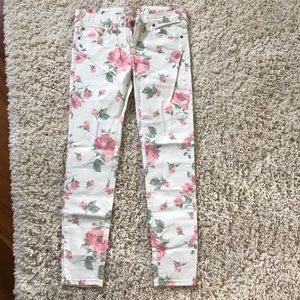 Free People Flower Jeans